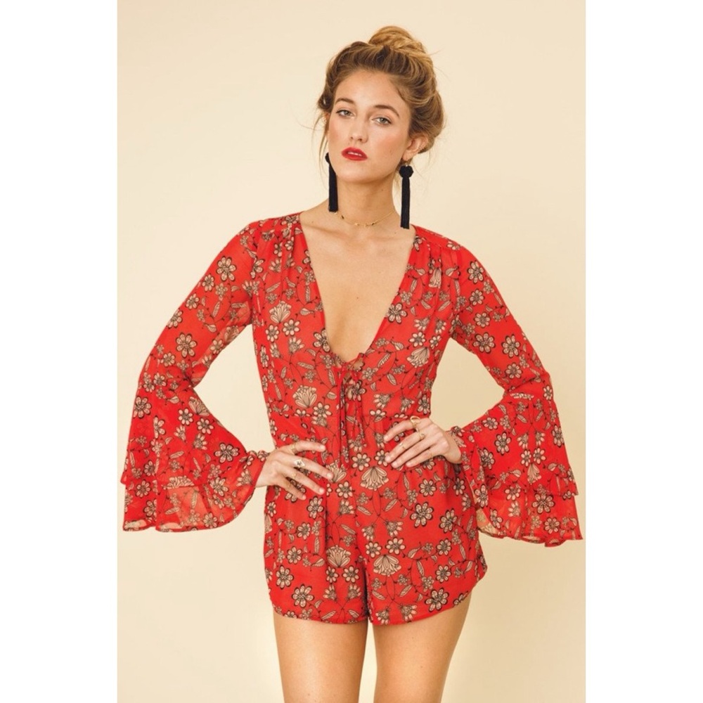 For Love & Lemons Pia Romper